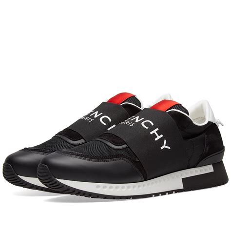 givenchy logo strap shoes|givenchy runner sneakers.